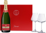 wine.com Bubbles & Baccarat Glassware & Champagne Set  Gift Product Image