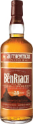 Benriach 25 Year Authenticus Peated Single Malt Scotch Whisky Front Bottle Shot