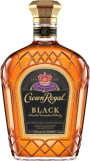 Crown Royal Black Blended Canadian Whisky Front Bottle Shot