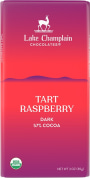 Lake Champlain Organic Dark Chocolate Tart Raspberry Bar  Gift Product Image