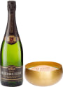 Roederer Estate Brut & Champagne Gold Bowl Candle Gift Product Image