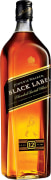 Johnnie Walker 12 Year Black Label Blended Scotch Whisky Front Bottle Shot