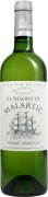 Chateau Malartic-Lagraviere La Reserve de Malartic Blanc 2014  Front Bottle Shot