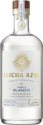 Flecha Azul Blanco Tequila Front Bottle Shot