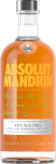 Absolut Mandarin Vodka  Front Bottle Shot