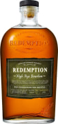 Redemption High Rye Bourbon Whiskey Front Bottle Shot