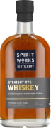 Spirit Works Straight Rye Whiskey Front Bottle Shot