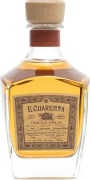 E. Cuarenta Anejo Tequila Front Bottle Shot