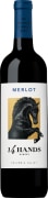 14 Hands Merlot 2020  Front Bottle Shot