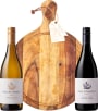 wine.com 90 Point Wine & Acacia Cheese Board Gift Set  Gift Product Image