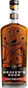 Heaven's Door Straight Bourbon Whiskey Front Bottle Shot