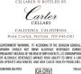 Carter Cellars Cabernet Sauvignon Carter 2023 Front Bottle Shot