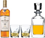 The Macallan 12 Year Scotch & Riedel Gift Set Front Bottle Shot