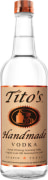 Tito's Handmade Vodka with Red, White & Blue Bottle Bag Front Bottle Shot