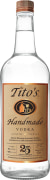 Tito's Handmade Vodka 25th Anniversary (1 Liter) Front Bottle Shot