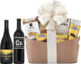 90 Point Popular Reds & Gourmet Greetings Gift Basket Gift Product Image