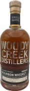 Woody Creek Distillers Single Barrel Straight Bourbon Whiskey Front Bottle Shot