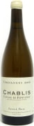 Patrick Piuze Chablis Coteau de Fontenay 2016  Front Bottle Shot