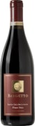 Bargetto Santa Cruz Mountains Pinot Noir 2022  Front Bottle Shot