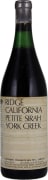 Ridge York Creek Petite Sirah 1992 Front Bottle Shot