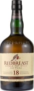 Redbreast 18 Year Single Pot Irish Whiskey Front Bottle Shot