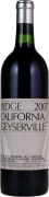Ridge Geyserville (3 Liter Bottle - stained label) 2007  Front Bottle Shot