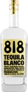 818 Blanco Tequila Front Bottle Shot