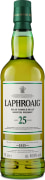 Laphroaig 25 Year Single Malt Scotch Whisky (2017 Release) with Gift Box Front Bottle Shot