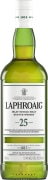 Laphroaig 25 Year Single Malt Scotch Whisky (2019 Release) with Gift Box Front Bottle Shot
