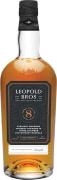 Leopold Bros. 8 Year Cask Strength Straight Bourbon Whiskey Front Bottle Shot