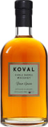 Koval Four Grain Single Barrel Whiskey Front Bottle Shot
