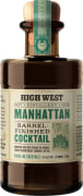 High West Distillery Barrel-Finished Manhattan Cocktail (375ML half-bottle) Front Bottle Shot