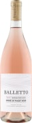 Balletto Winery Rose of Pinot Noir 2025 Front Bottle Shot