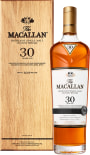The Macallan 30 Year Sherry Oak Single Malt Scotch Whisky with Gift Box Front Bottle Shot
