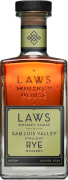 Laws Whiskey House San Luis Valley Straight Rye Whiskey Front Bottle Shot
