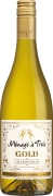 Menage a Trois Gold Chardonnay 2022  Front Bottle Shot