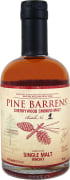 Pine Barrens Cherrywood Smoked American Single Malt Whisky (375ML half-bottle) Front Bottle Shot