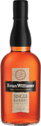 Evan Williams Single Barrel Vintage Kentucky Straight Bourbon Whiskey 2012 Front Bottle Shot