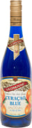 Vedrenne Blue Curacao Liqueur Front Bottle Shot