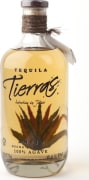 Tierras Anejo Tequila Front Bottle Shot