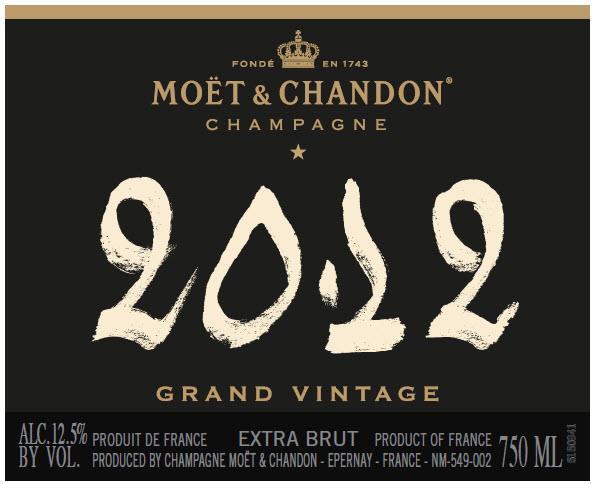 Moet & Chandon Grand Vintage Extra Brut 2012 | Wine.com