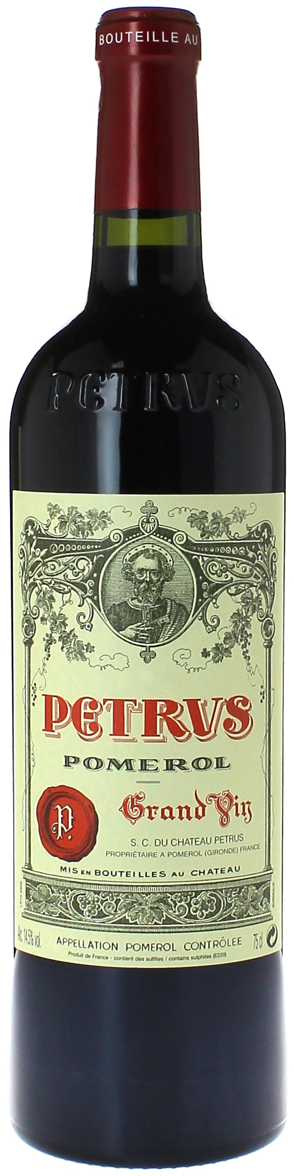 【空き瓶】シャトー・ペトリュス Petrus 2010 33 Chateau Petrus 2010 | Wine.com