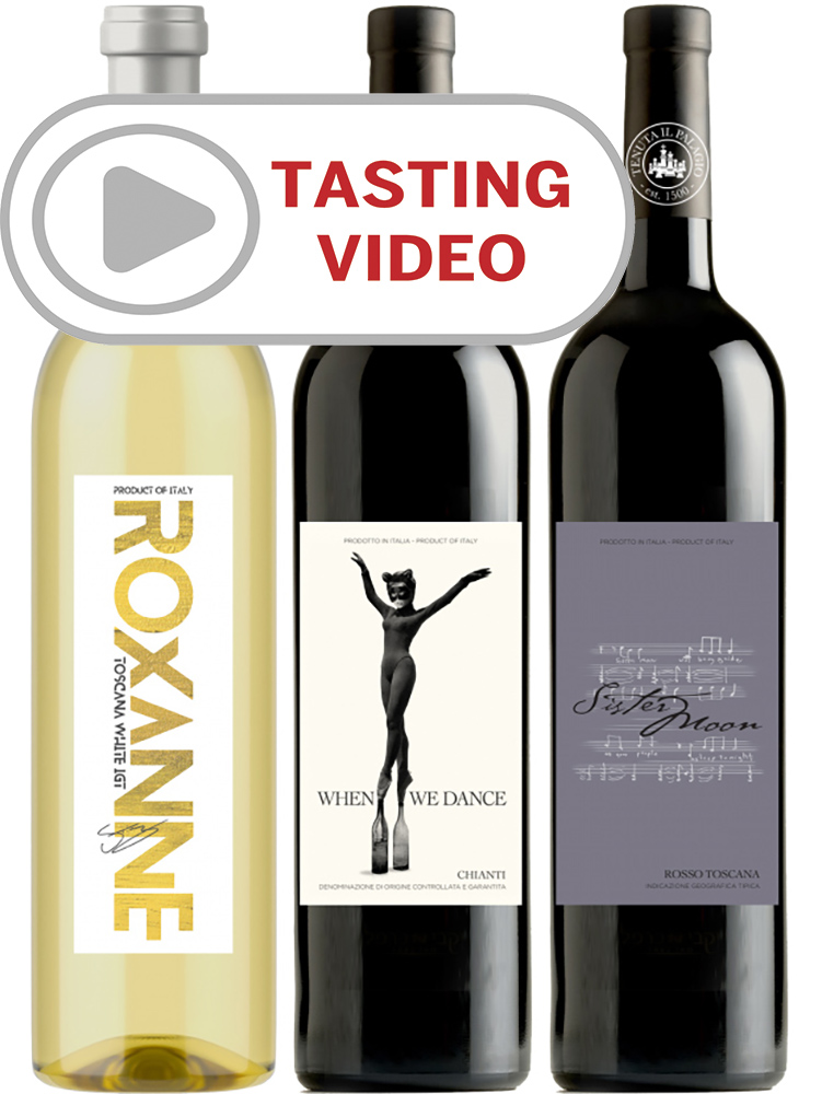 Il Palagio Tuscan Trio with Tasting Video Featuring Sting and