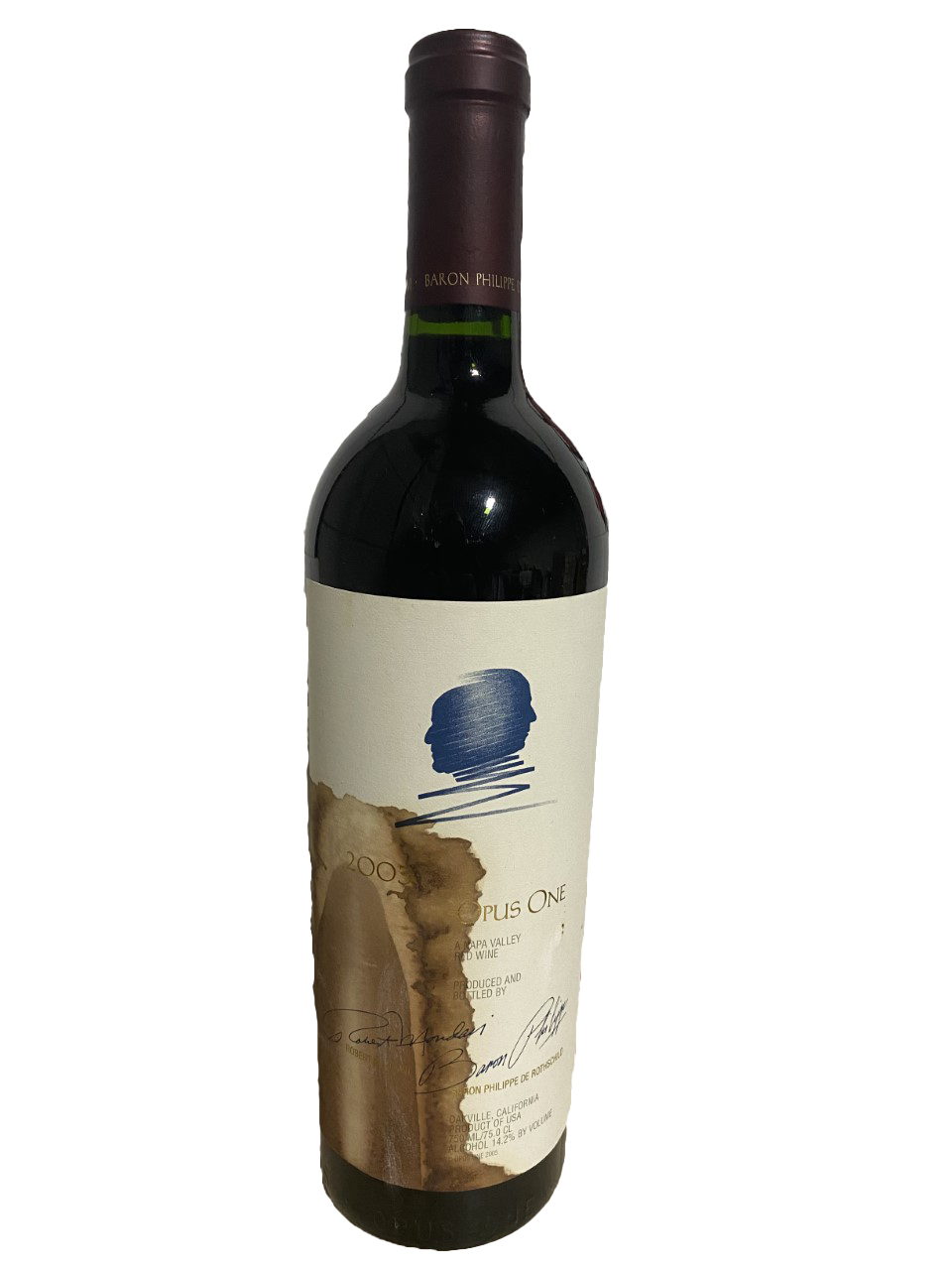 Opus One (stained labels) 2003 | Wine.com