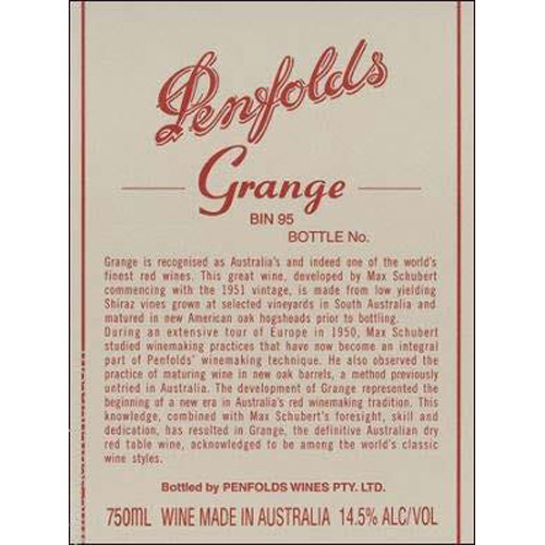 Penfolds Grange 2014 | Wine.com