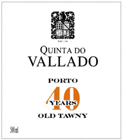 Quinta do Vallado 40 Year Old Tawny Port (500ML) | Wine.com