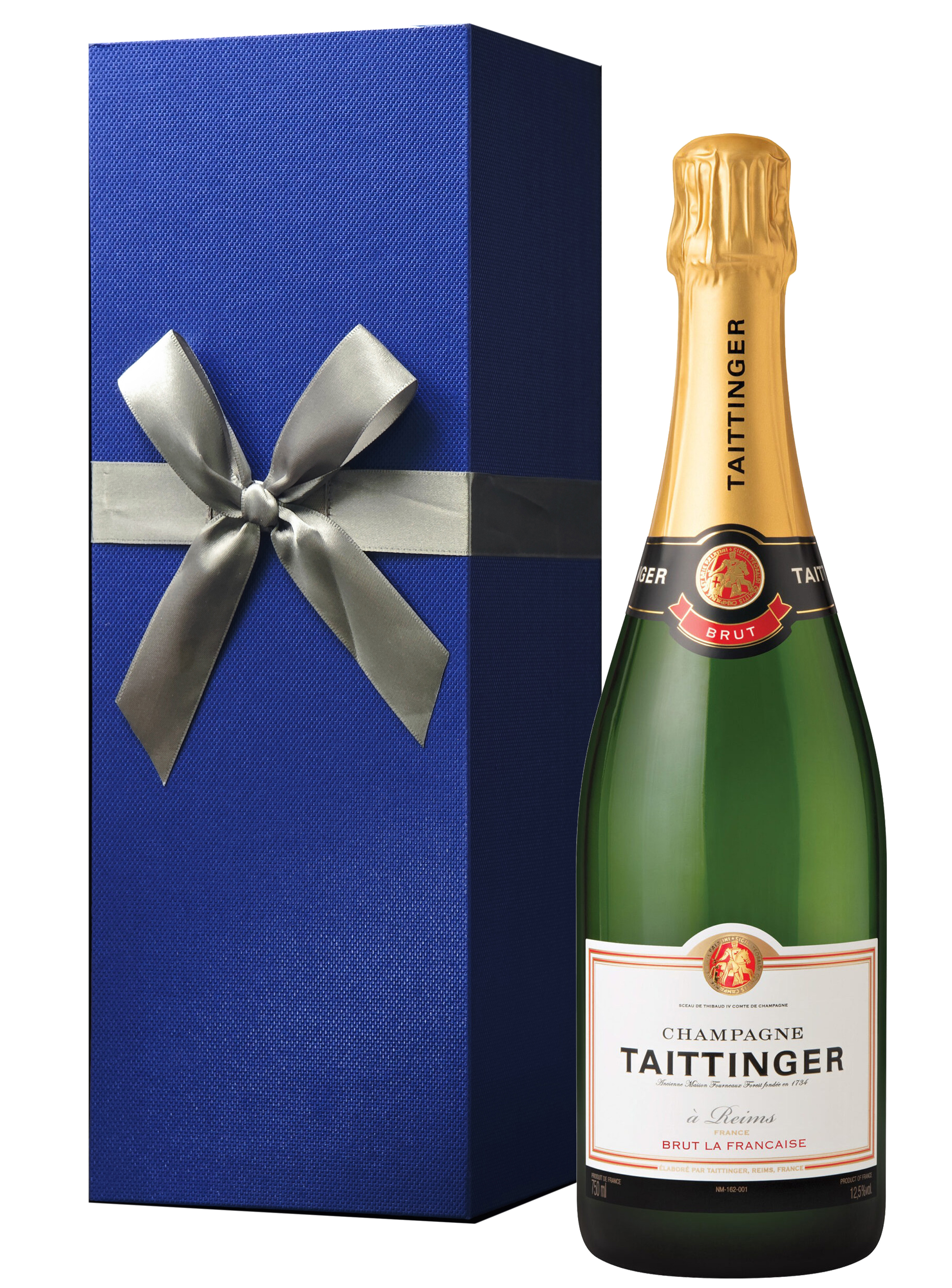 Taittinger Brut La Francaise with Blue Gift Box | Wine.com