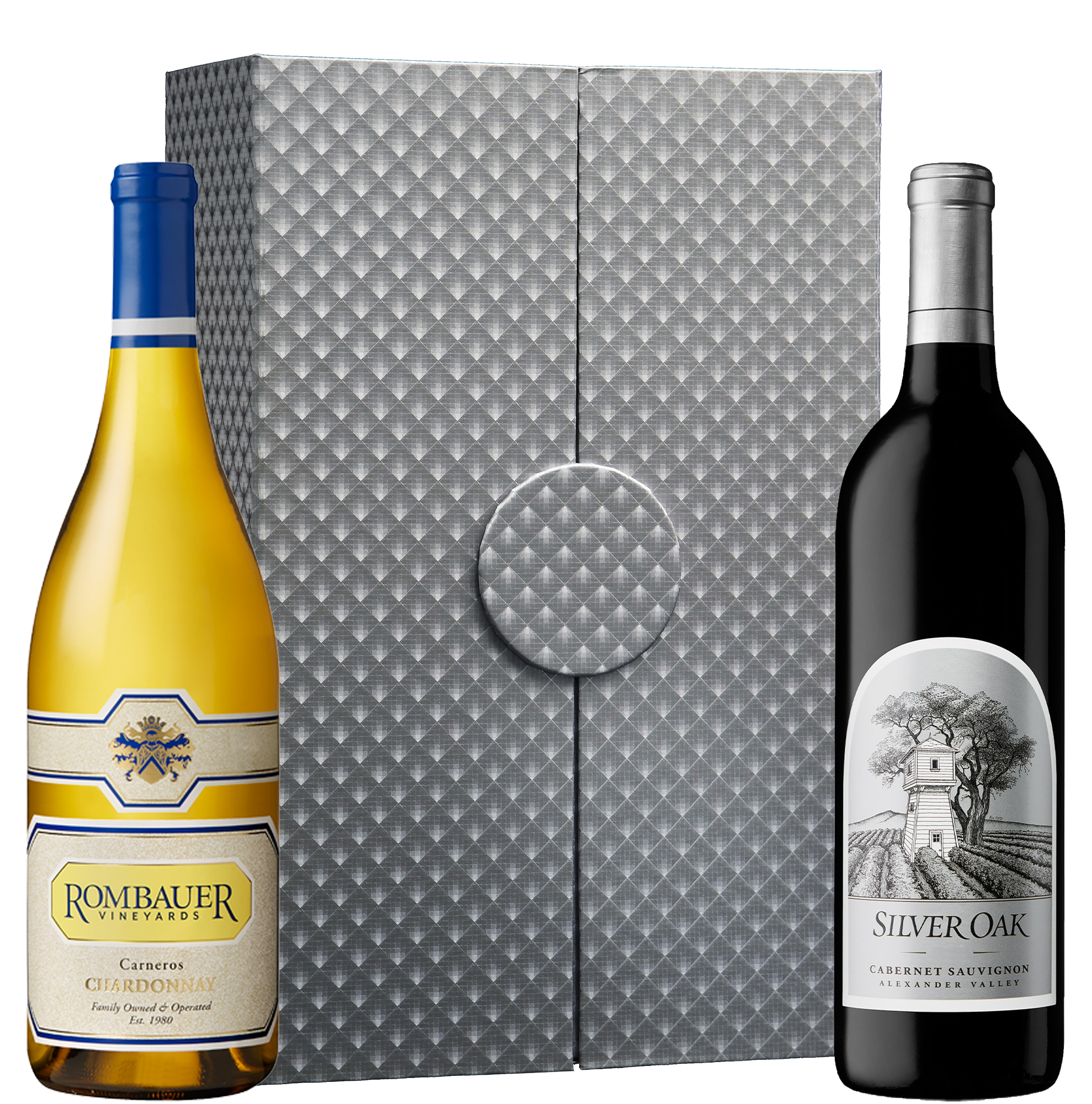 Silver Oak Alexander Valley Cabernet & Rombauer Chardonnay with
