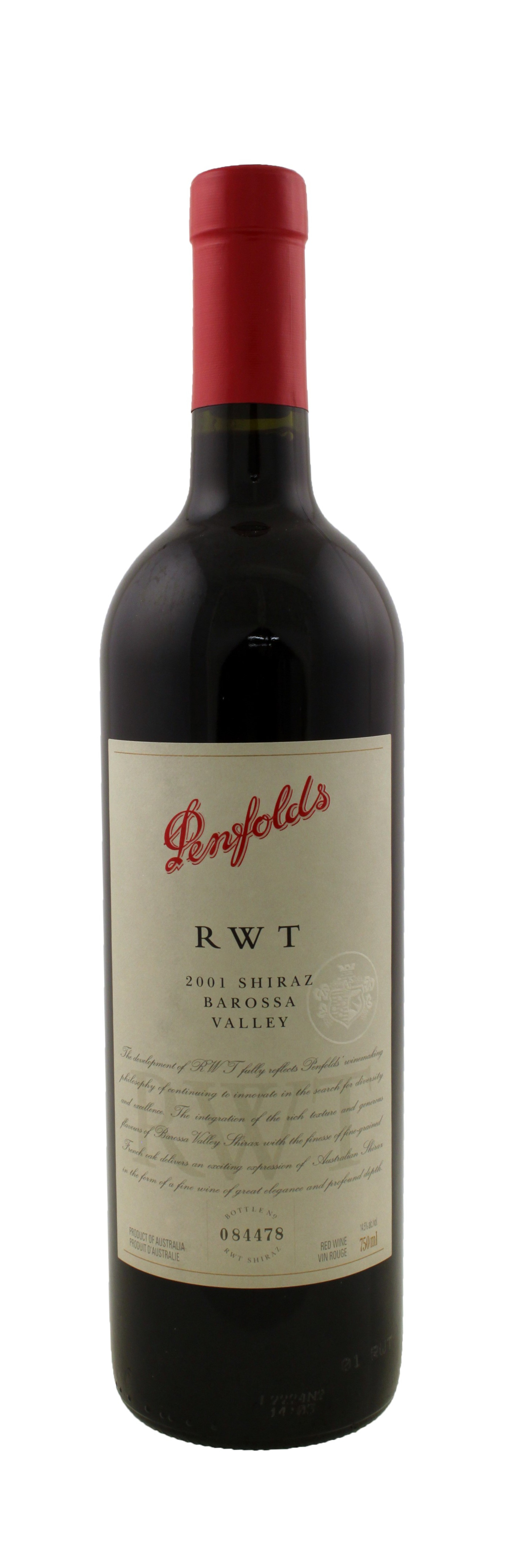 Penfolds RWT Shiraz 2001 | Wine.com