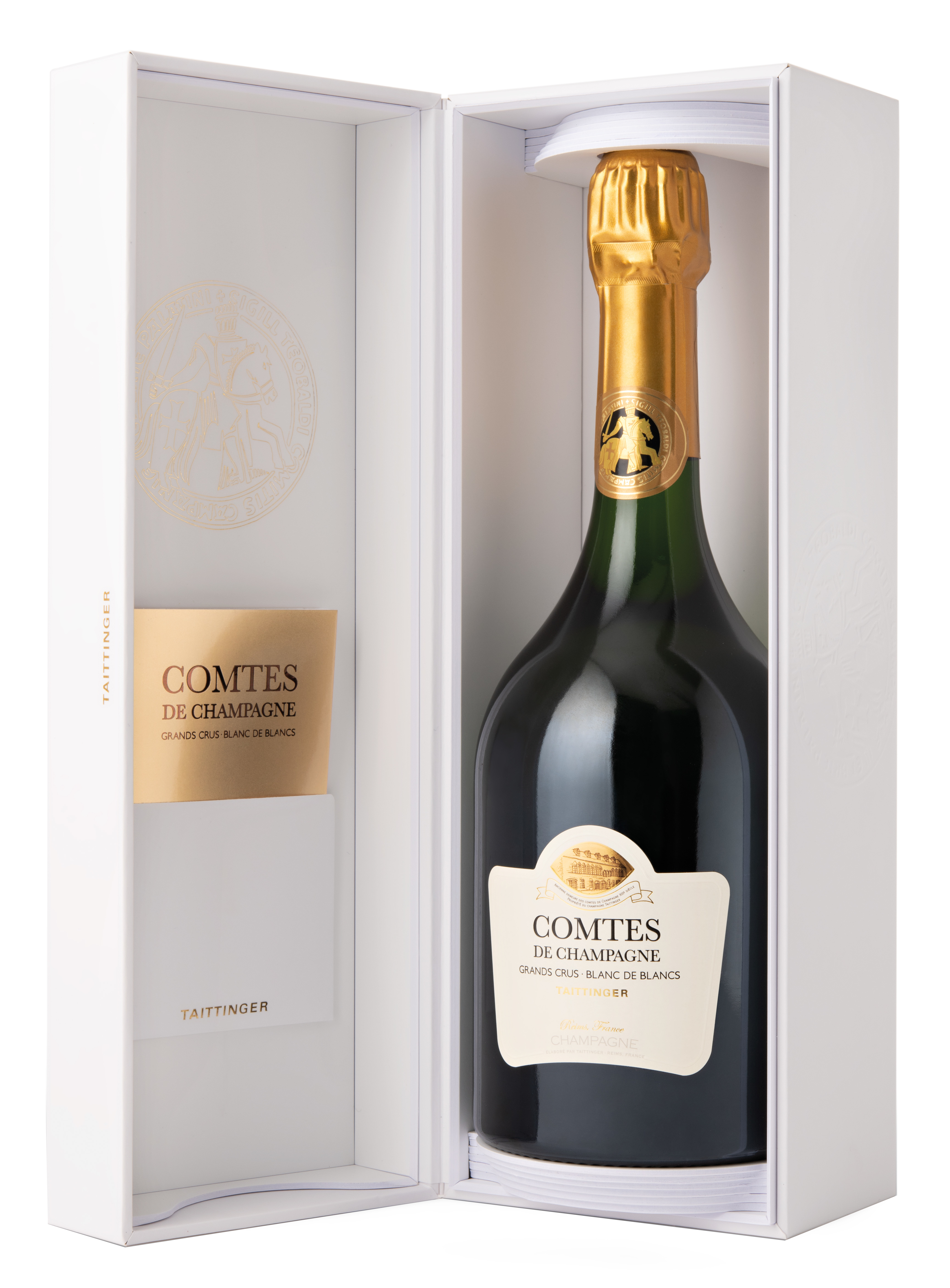 Taittinger Comtes de Champagne Blanc de Blancs with Gift Box 2014